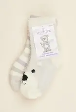 Intelex USA / Warmies MARSHMELLOW BEAR CREW SOCKS SMALL