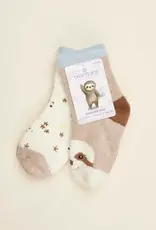 Intelex USA / Warmies SLOTH CREW SOCKS SMALL