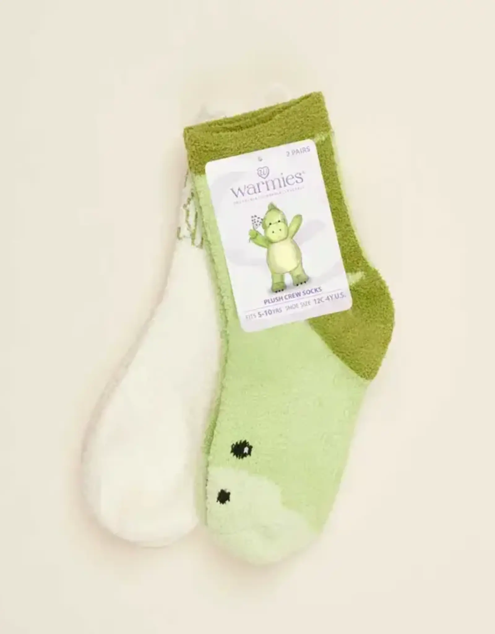 Intelex USA / Warmies DINOSAUR CREW SOCKS SMALL