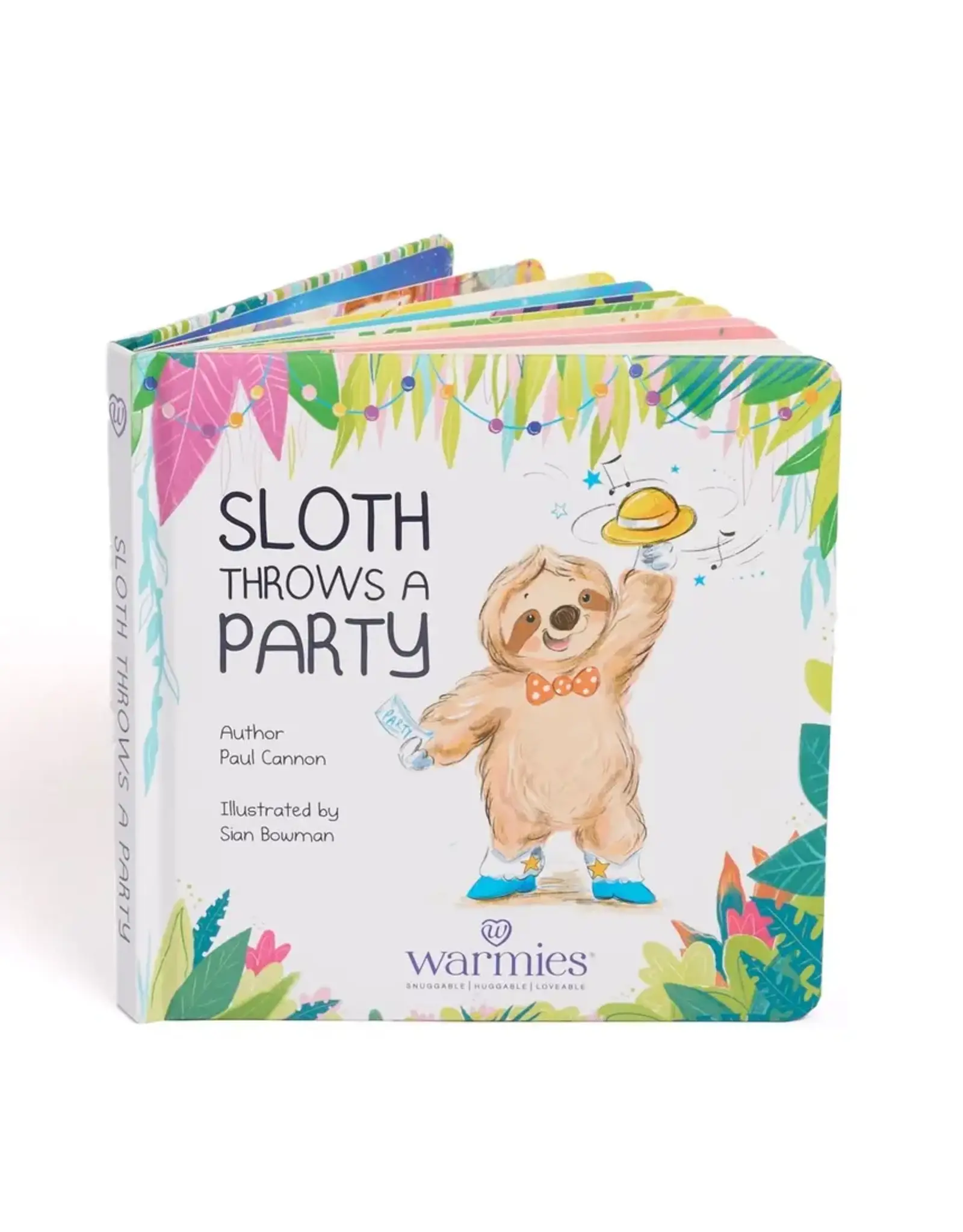 Intelex USA / Warmies SLOTH THROWS A PARTY BOOK