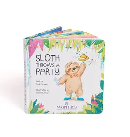 Intelex USA / Warmies SLOTH THROWS A PARTY BOOK