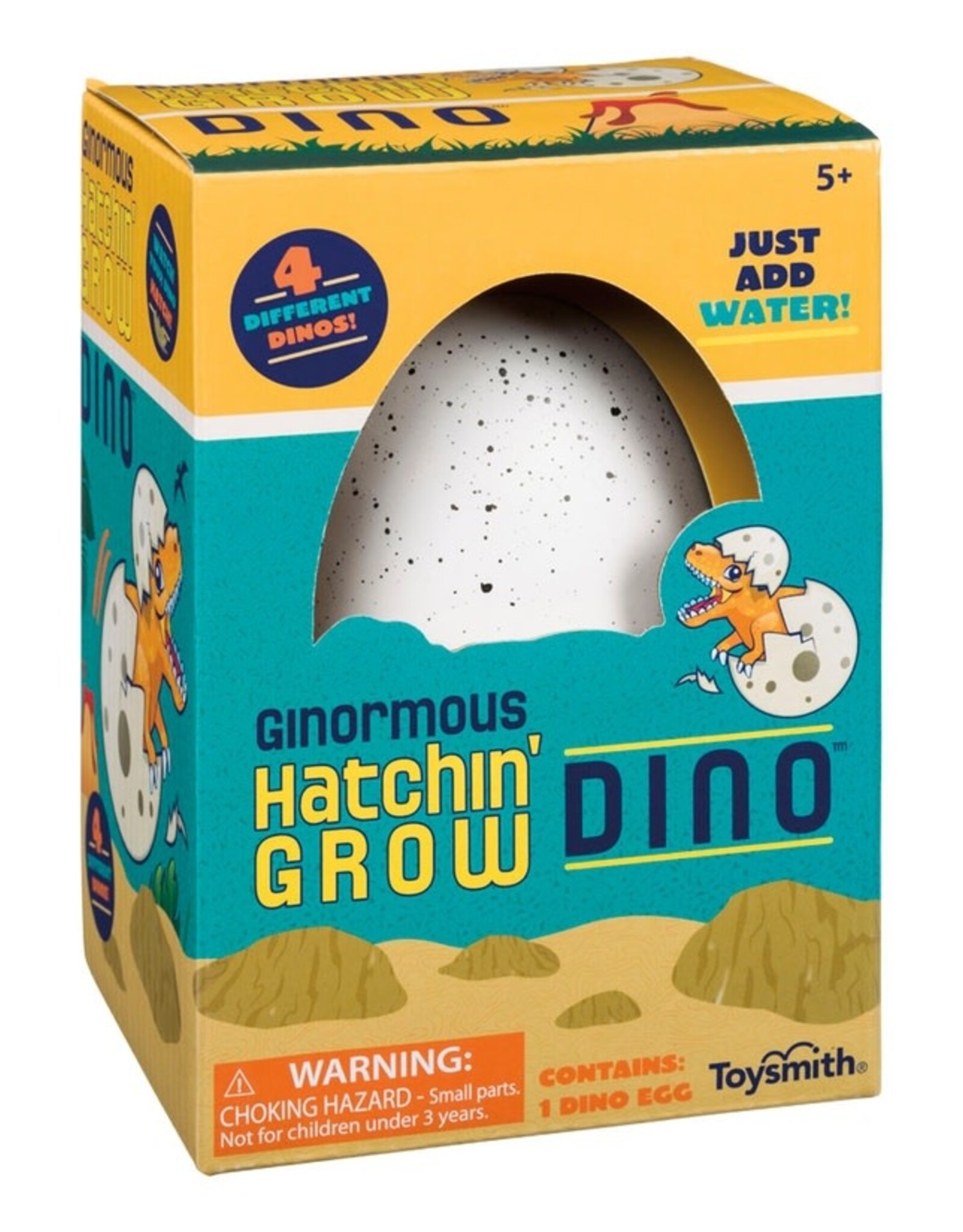 Toysmith GINORMOUS HATCHIN GROW DINO
