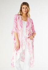 TGB / Good Bead MYA KIMONO WHITE PINK PAISLEY