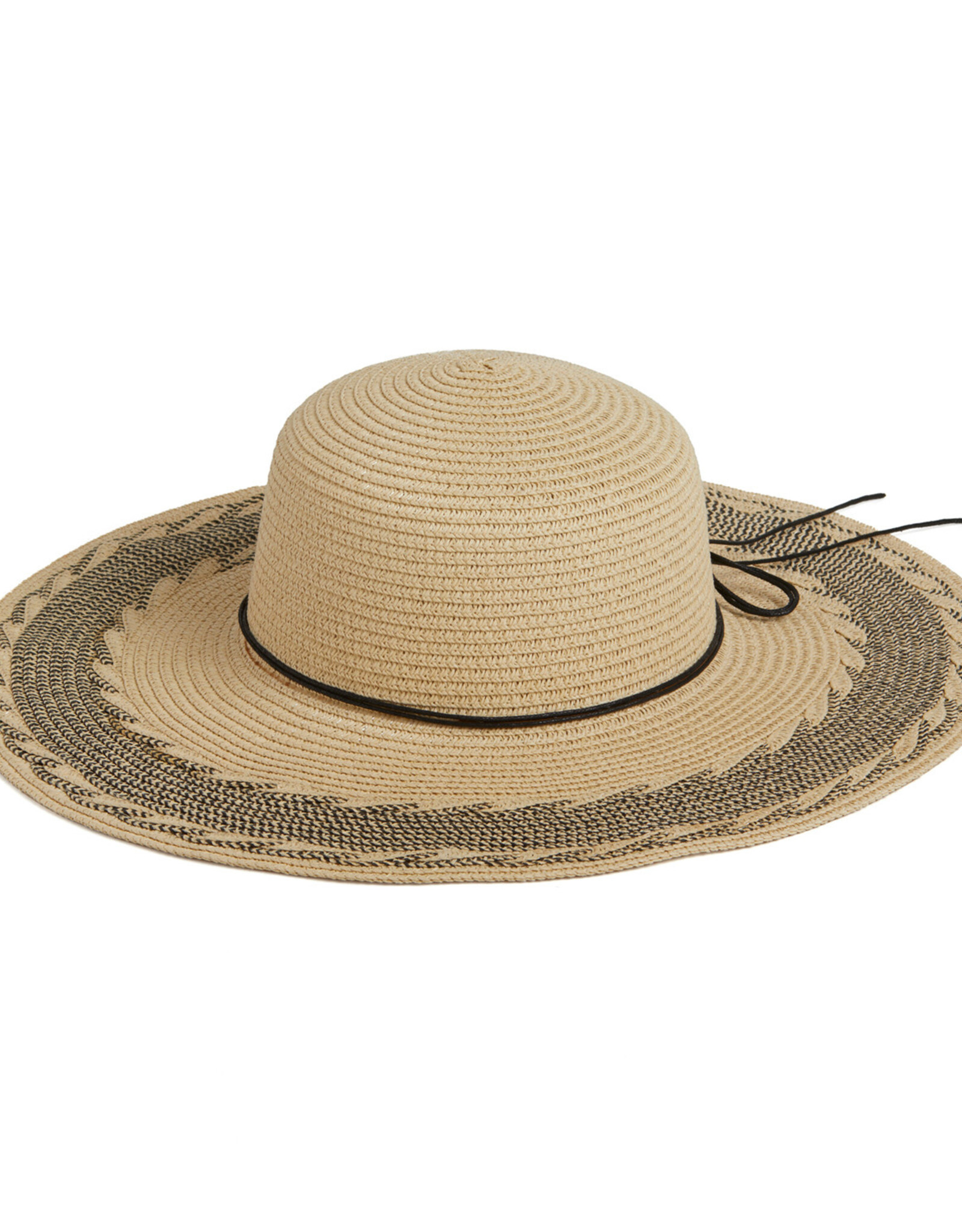 TGB / Good Bead DEMI FLOPPY HAT SAND ANND BLACK