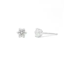 Boma CUBIC ZIRCONIA STUD EARRING