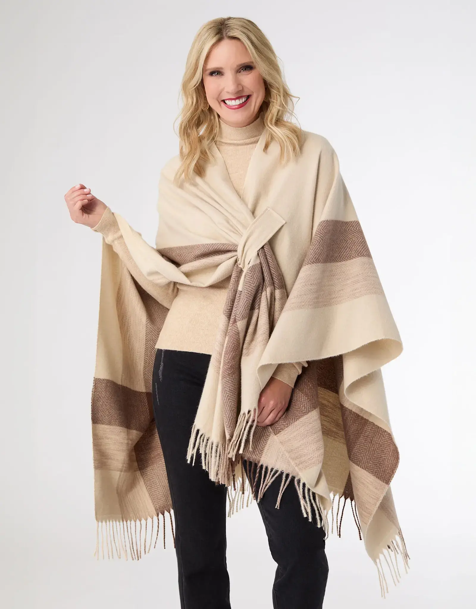 TGB / Good Bead BARI PULL THRU WRAP NATURAL/BROWN