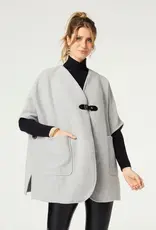 TGB / Good Bead COLLINS TOGGLE CARDIGAN WITH FRONT POCKETS GREY