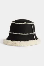 TGB / Good Bead SHERPA TRIM BUCKET HAT BLACK