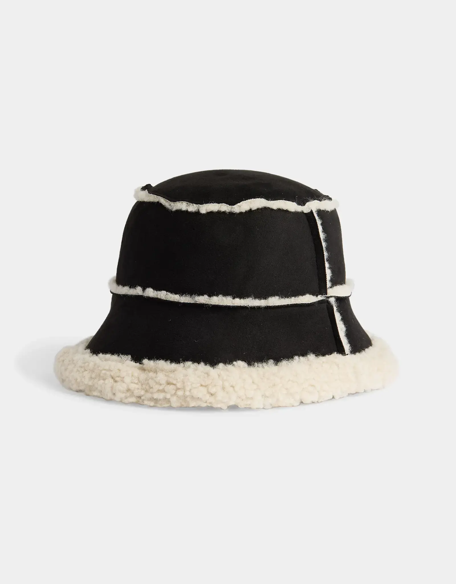 TGB / Good Bead SHERPA TRIM BUCKET HAT BLACK