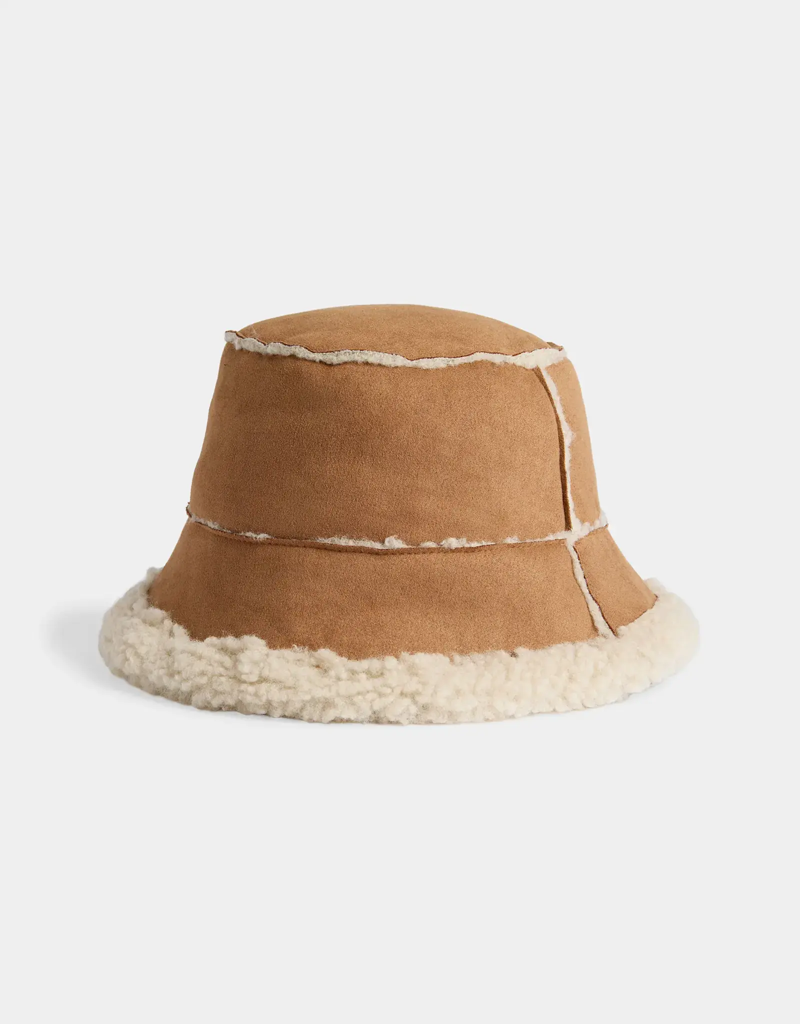 TGB / Good Bead SHERPA TRIM BUCKET HAT COGNAC
