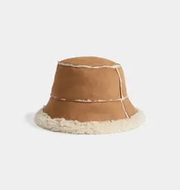TGB / Good Bead SHERPA TRIM BUCKET HAT COGNAC