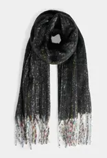 TGB / Good Bead LUNA OBLONG SCARF BLACK