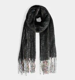 TGB / Good Bead LUNA OBLONG SCARF BLACK