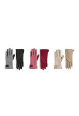 TGB / Good Bead DARLING BOW HOUNDSTOOTH TOUCHSCREEN GLOVES-Multiple Colors