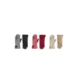 TGB / Good Bead DARLING BOW HOUNDSTOOTH TOUCHSCREEN GLOVES-Multiple Colors