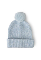 DM Merchandising BRITTS KNITS POWDER KNIT ULTRA SOFT POM HAT-Multiple Colors
