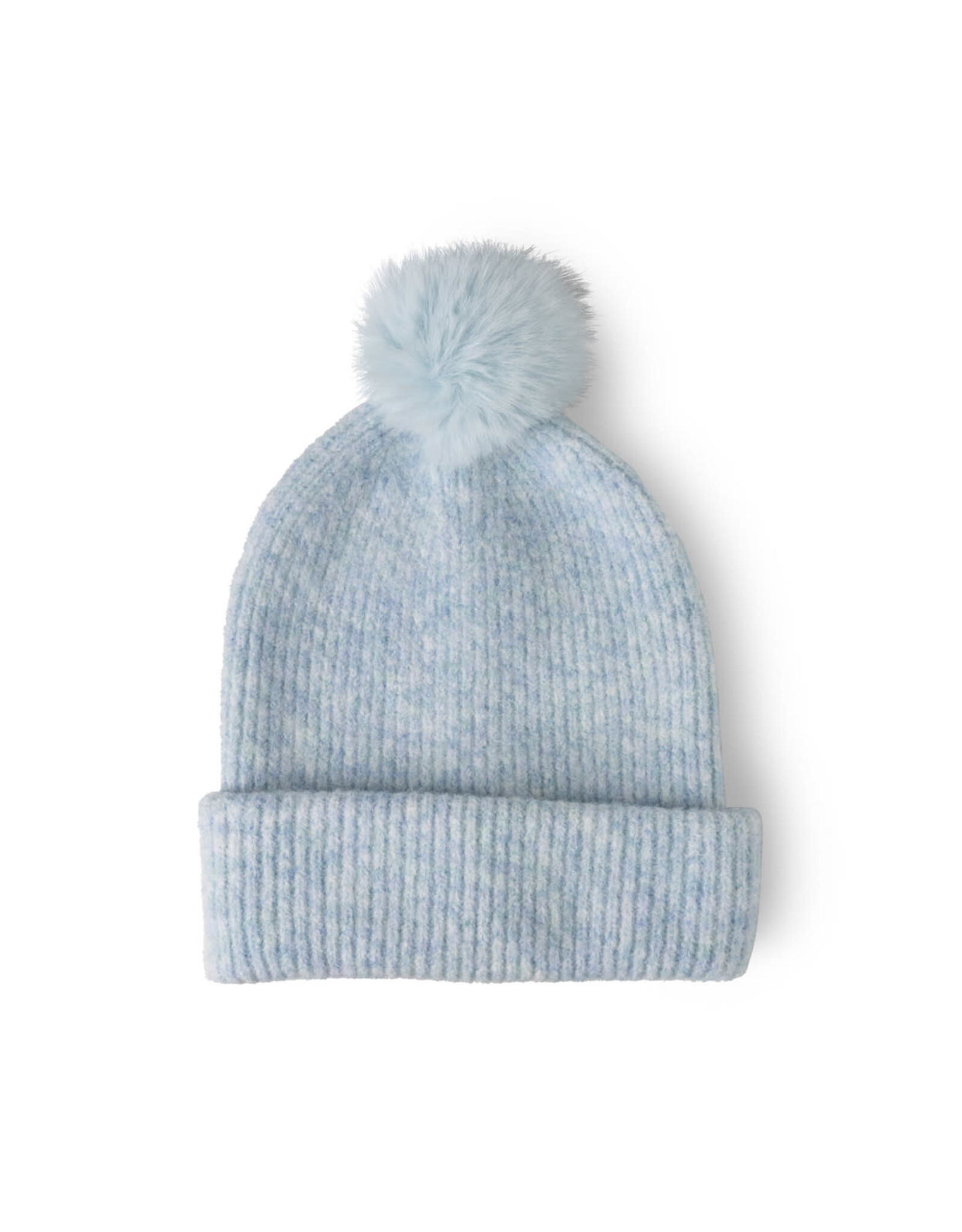 DM Merchandising BRITTS KNITS POWDER KNIT ULTRA SOFT POM HAT-Multiple Colors