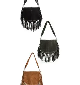 TGB / Good Bead JESSIE TASSEL CROSSBODY SHOULDER BAG-Multiple Colors