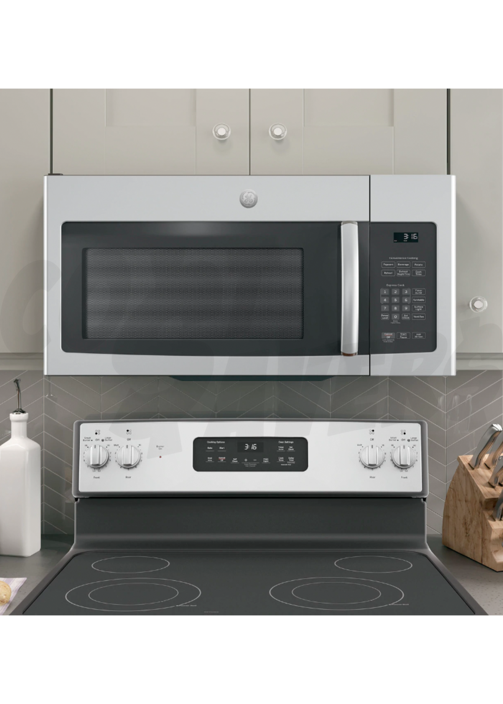 G.E G.E 1.7 Cu. Ft. Microwave/Hood Combo S/Steel