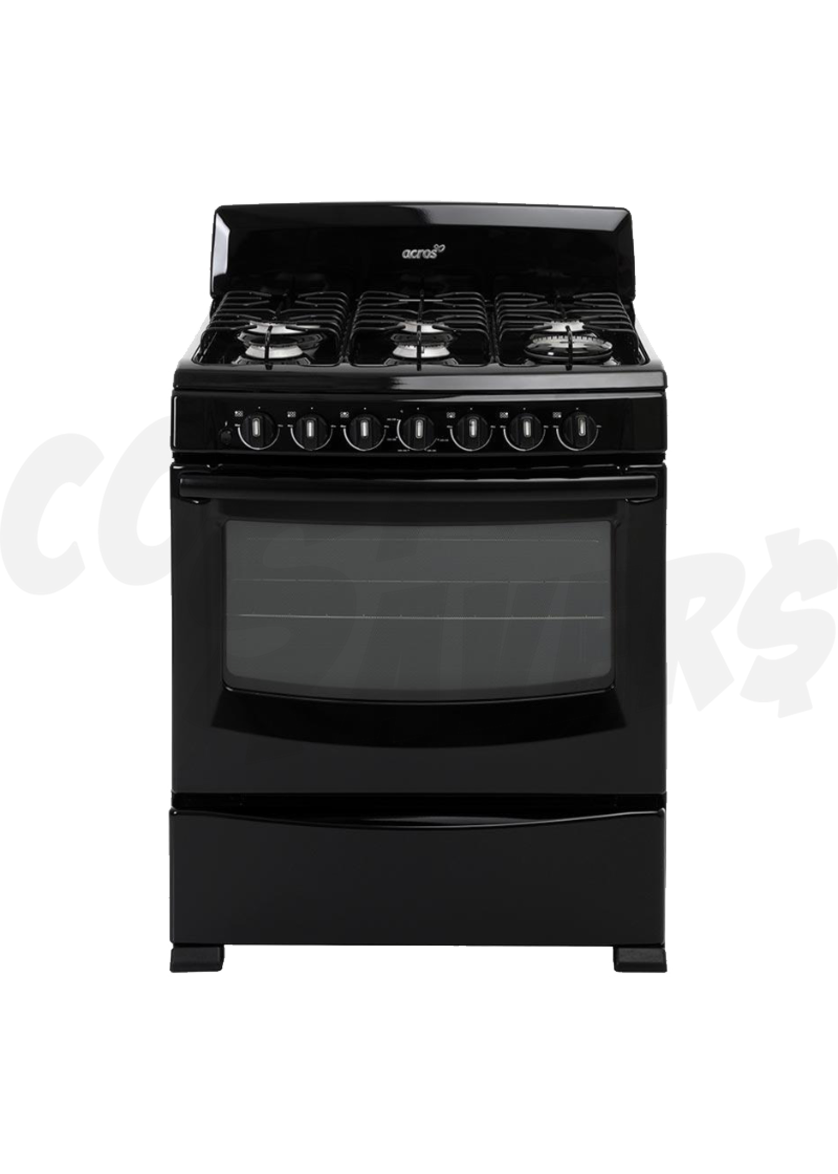 Acros Acros 30" 6 Burner Range (Black)