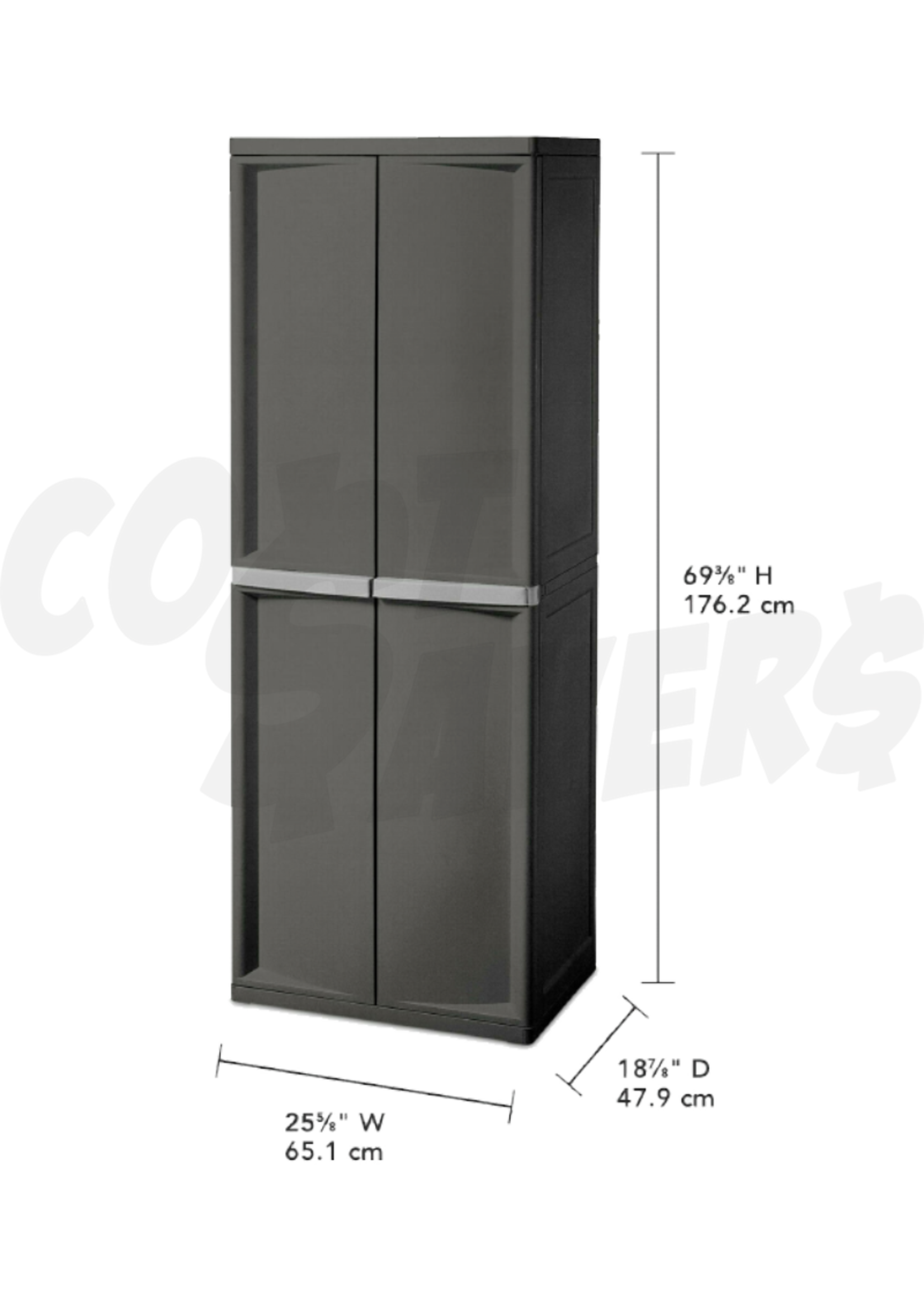 Sterilite Sterilite 4 Shelf Cabinet