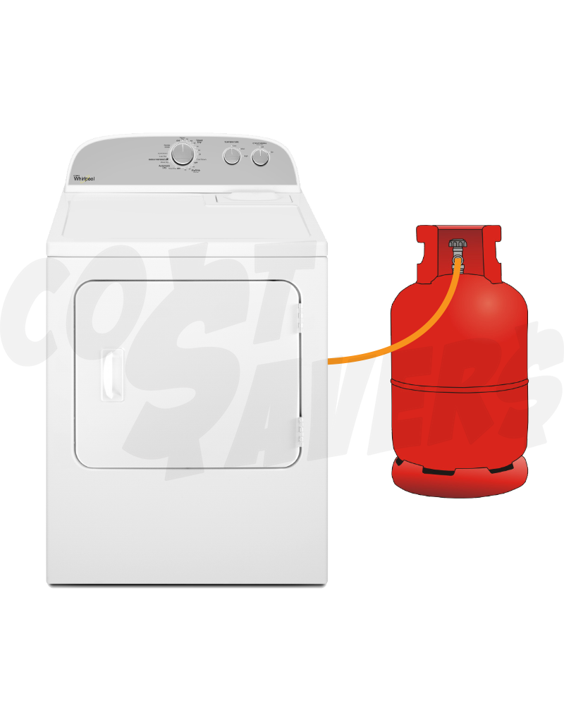 Whirlpool 7 cu.ft. 14 Cycle Gas Dryer Cost Savers