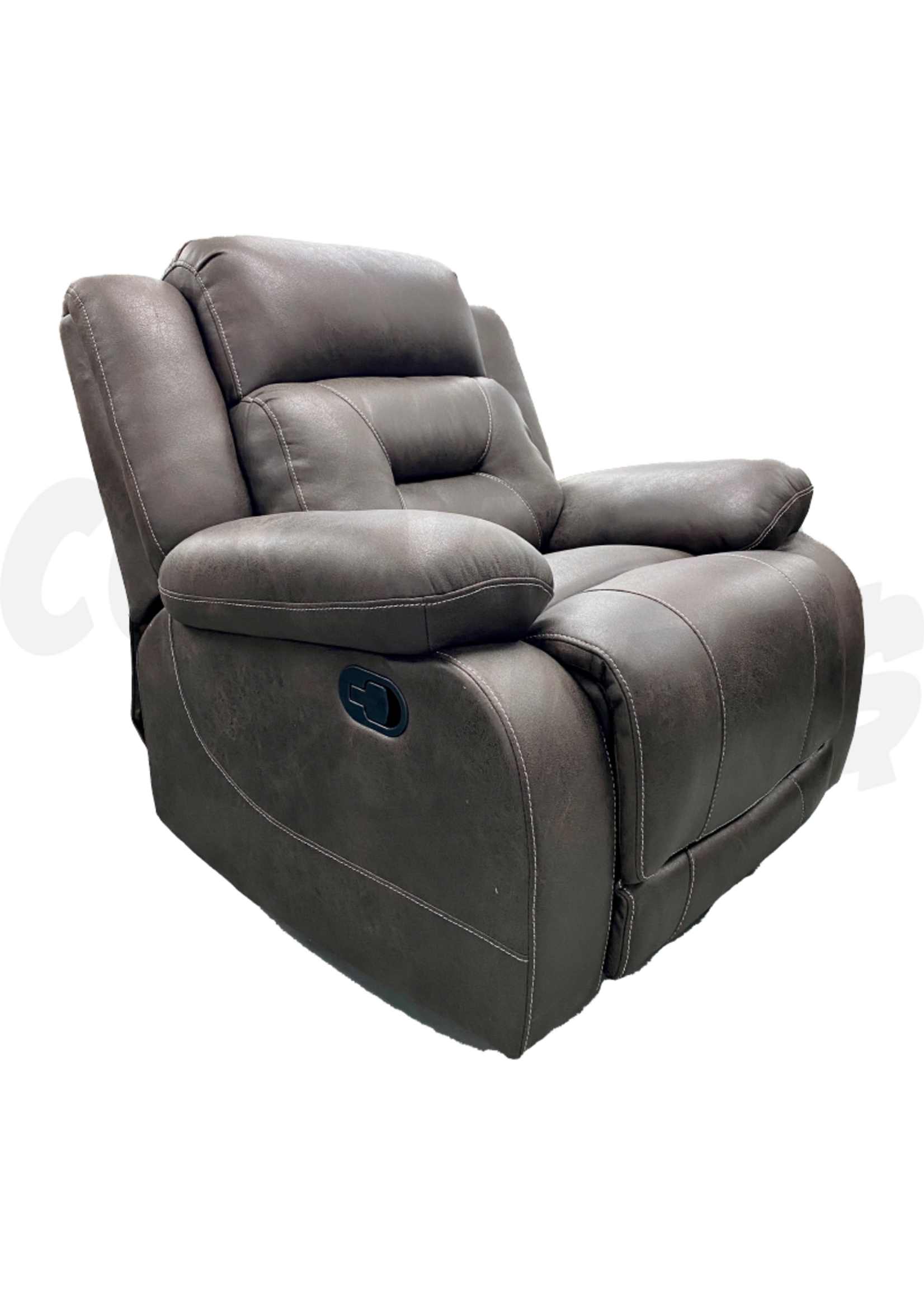 DWP 3pc Reclining Living Room Set w/ Console & Cupholders Brown (CX20)