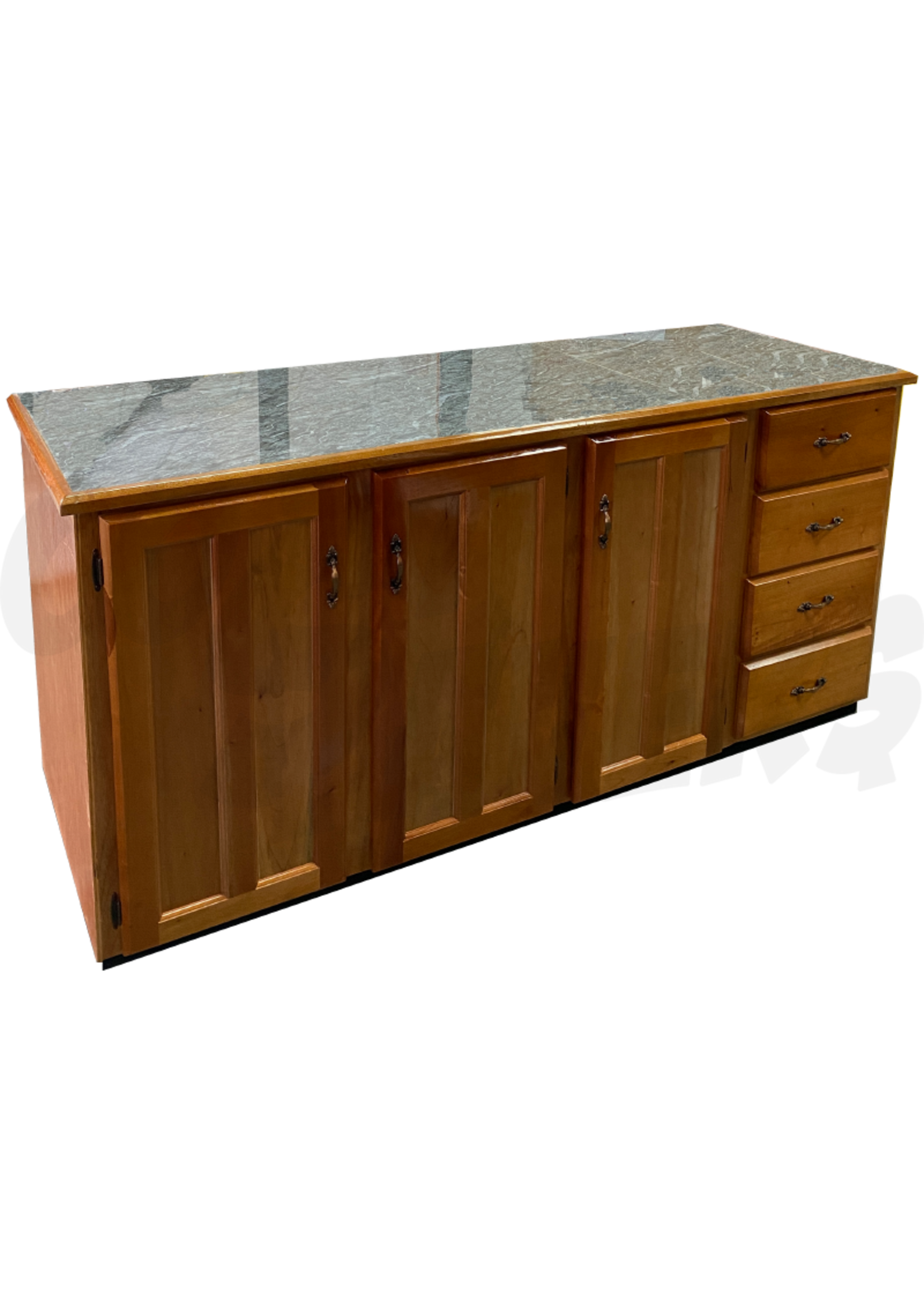 6ft Cedar Tile Counter-Top Unit (SK)