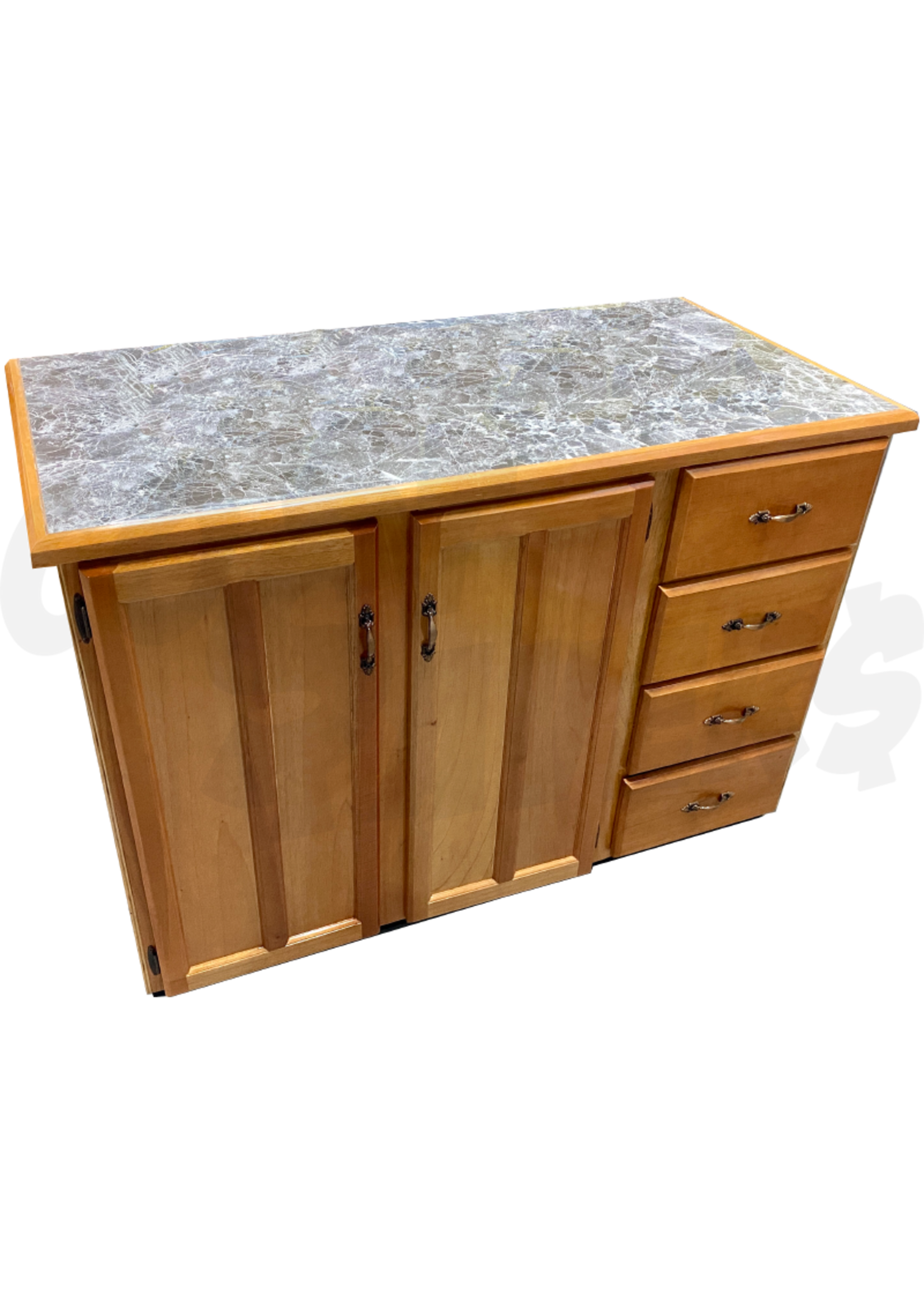 4ft Cedar Tile Counter-Top Unit (SK)