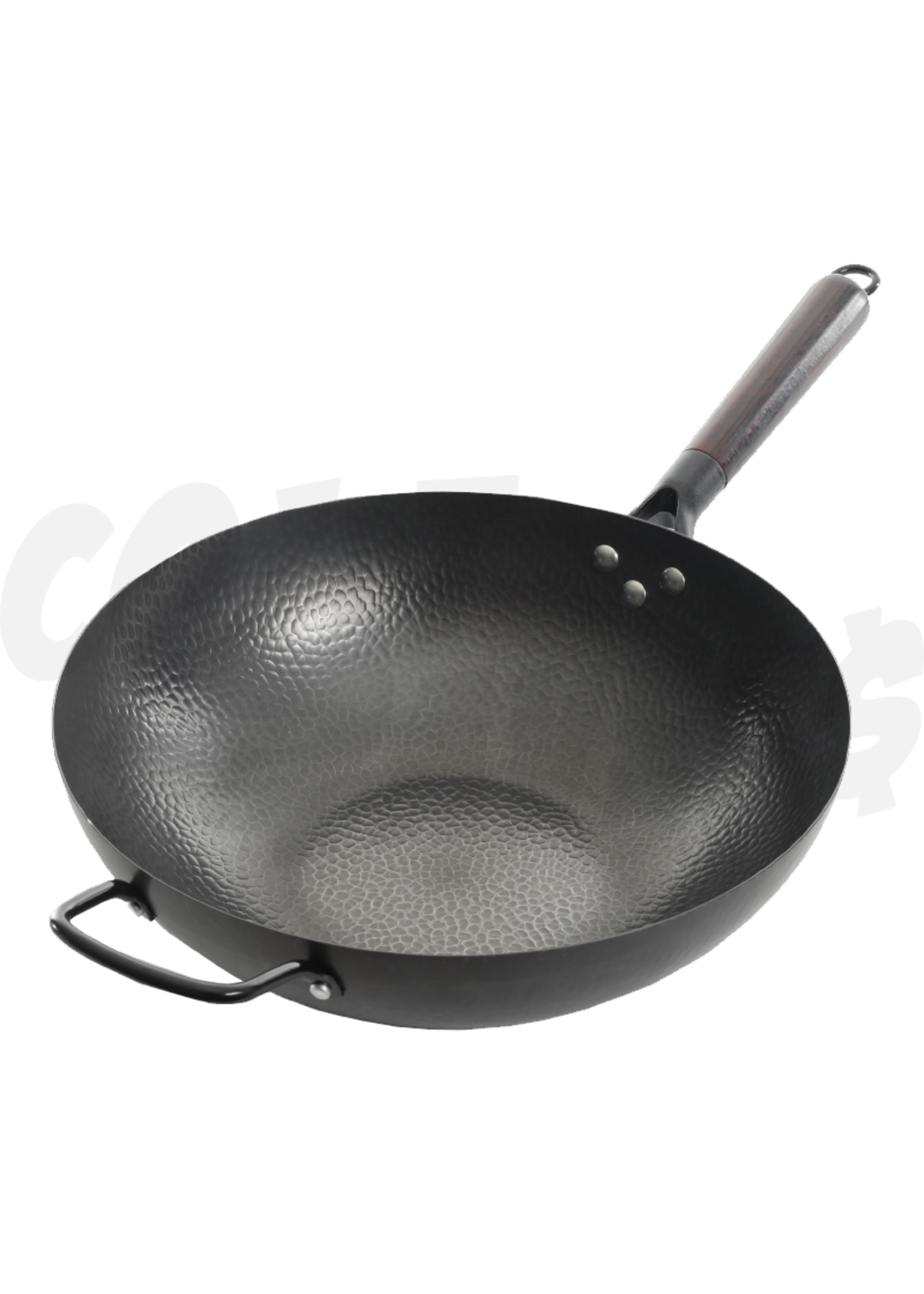 Gibson Gibson Hammered Carbon Steel Wok