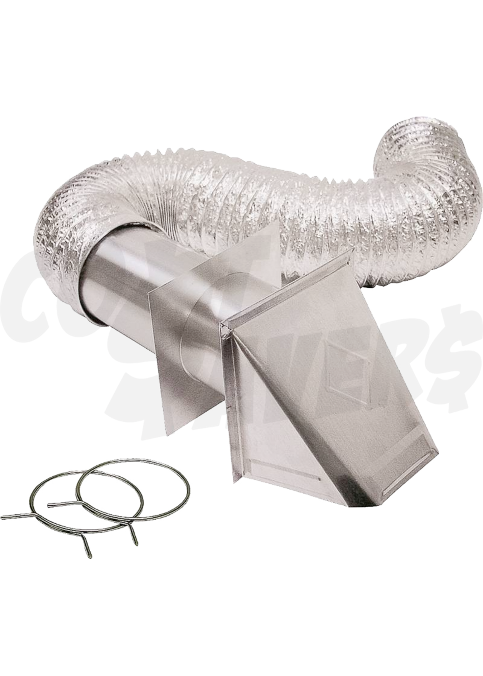 Lambro Lambro 4in x 8ft Dryer Outdoor Transition Duct Vent Kit
