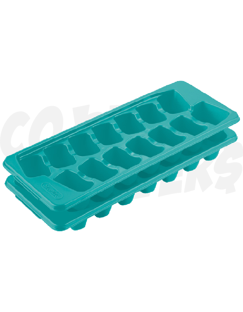 2PC ICE CUBE TRAY WITH STORAGE BIN -48