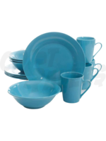 Gibson Gibson Home Carlton 12pc Dinner Ware Set (Blue)