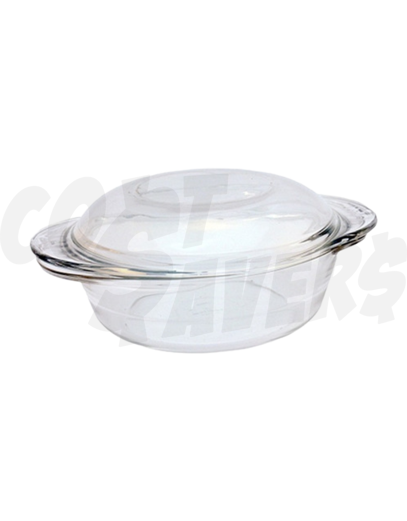Marinex Round Casserole Dish w/Glass Cover Cost Savers