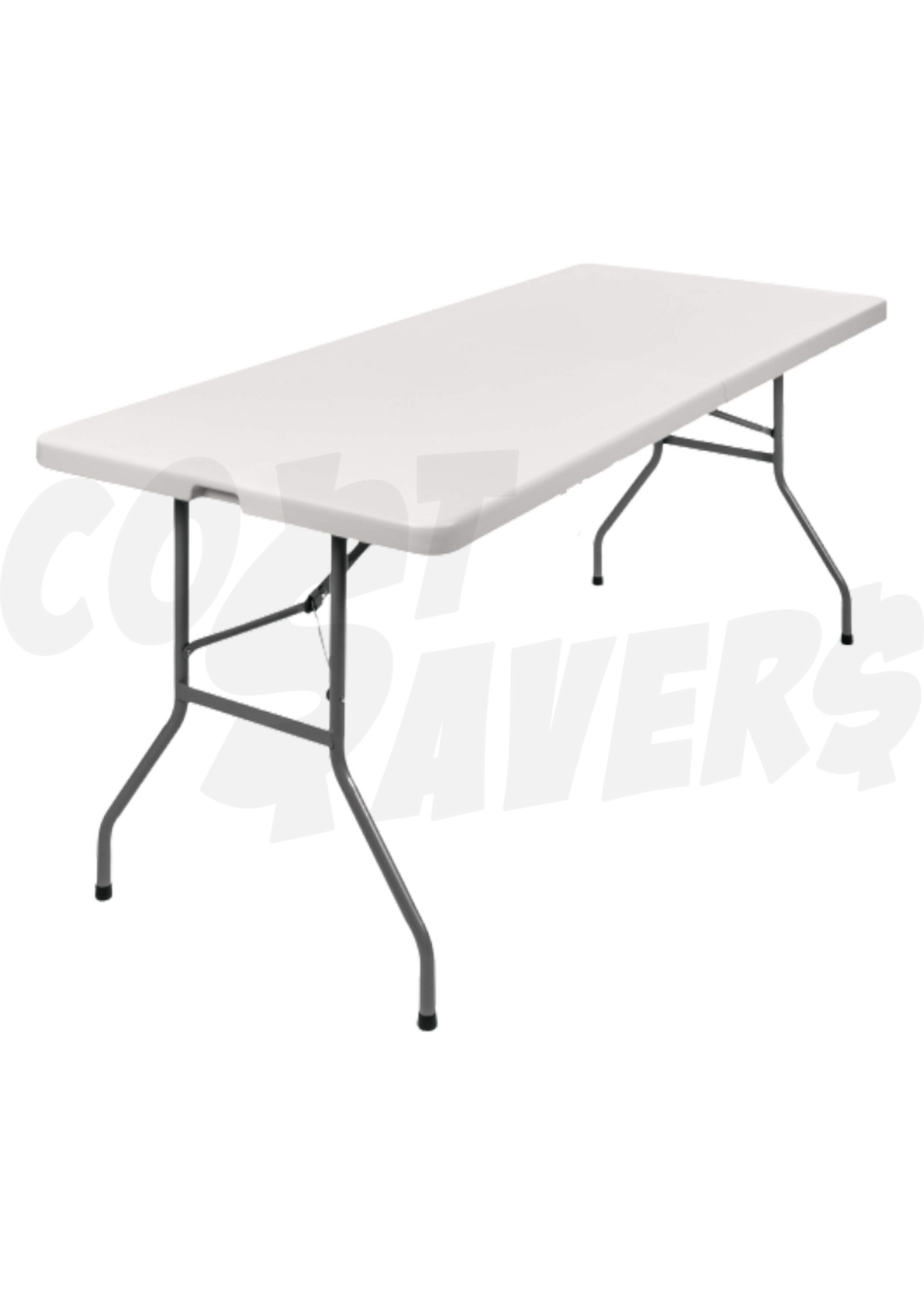 Rhino Top Heavy Duty 6ft Straight Table (Off White)