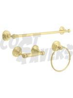 Delta Greenwich 3pc Bath Kit (Gold)