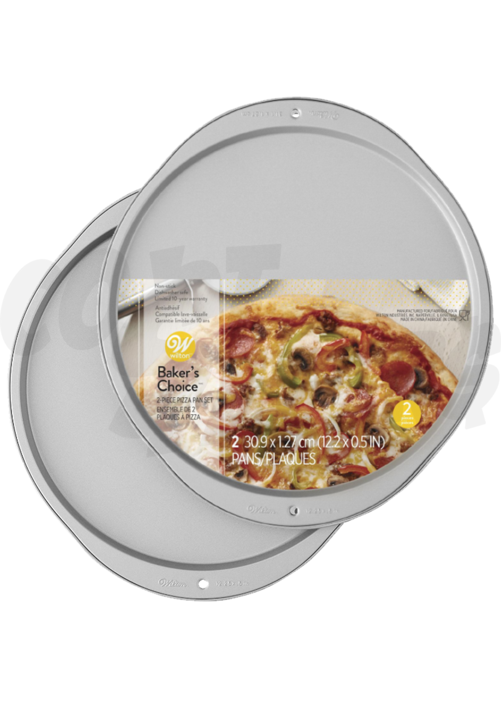 Wilton Wilton Recipe Right 2pc Pizza Pan Set 12.2''