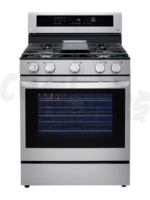 LG LG 30" 5.8 Cu. Ft. Instaview Wi-Fi Convection Gas Range w/ Air Fry