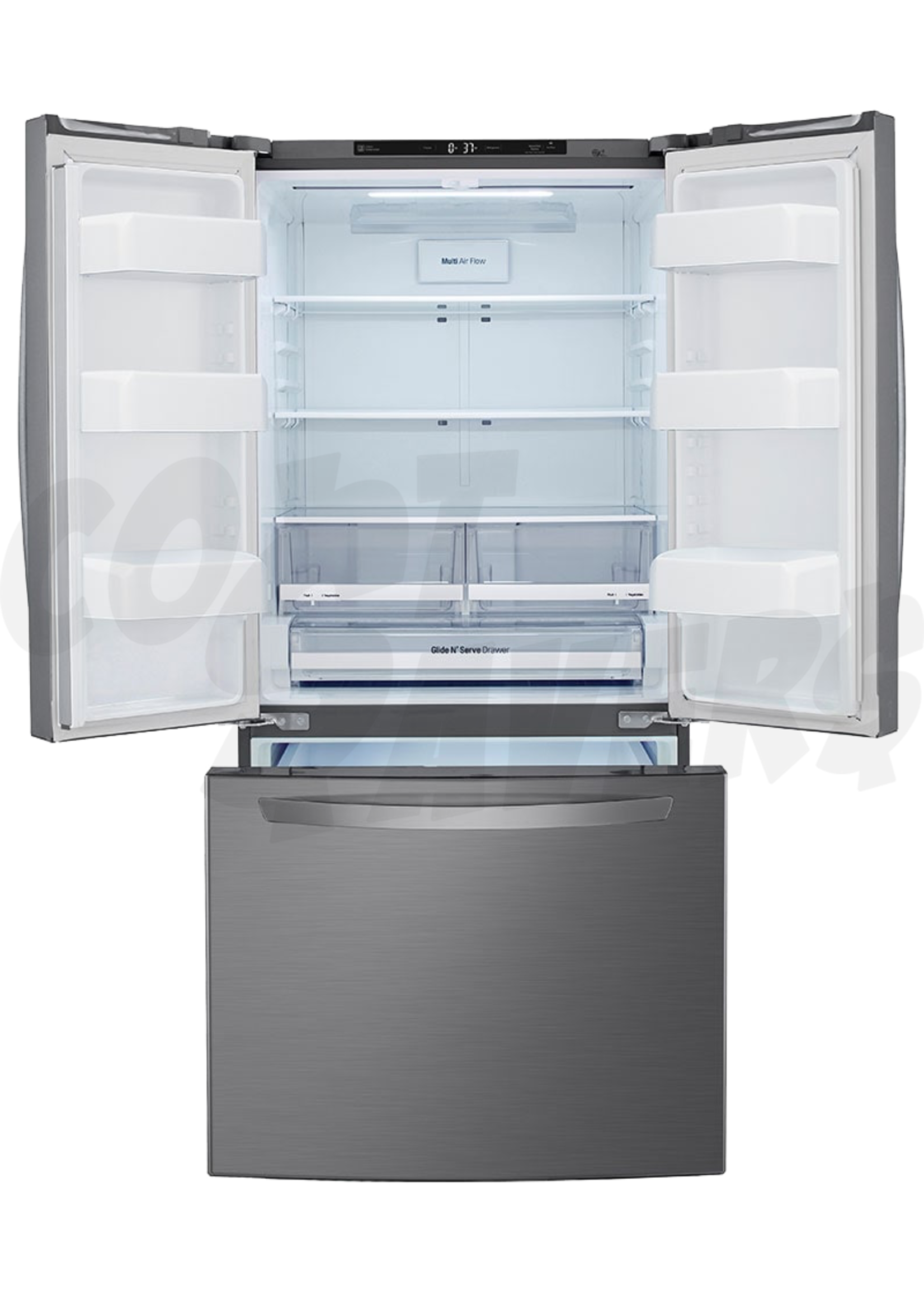 LG LG 25 Cu.Ft F/Door S/Steel Refrigerator