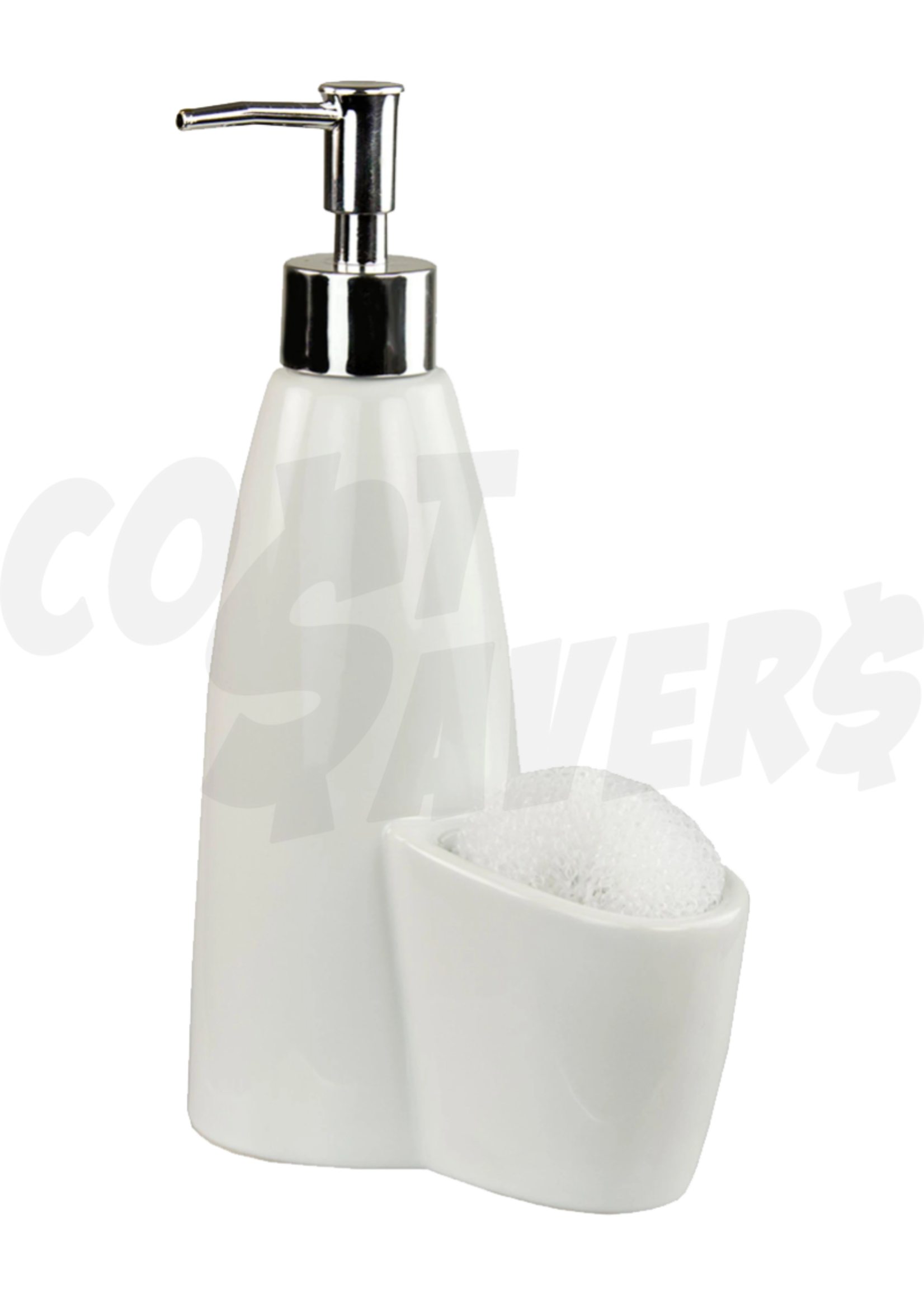 Home Basics Home Basics Ceramic Soap Dispenser w/ Sponge