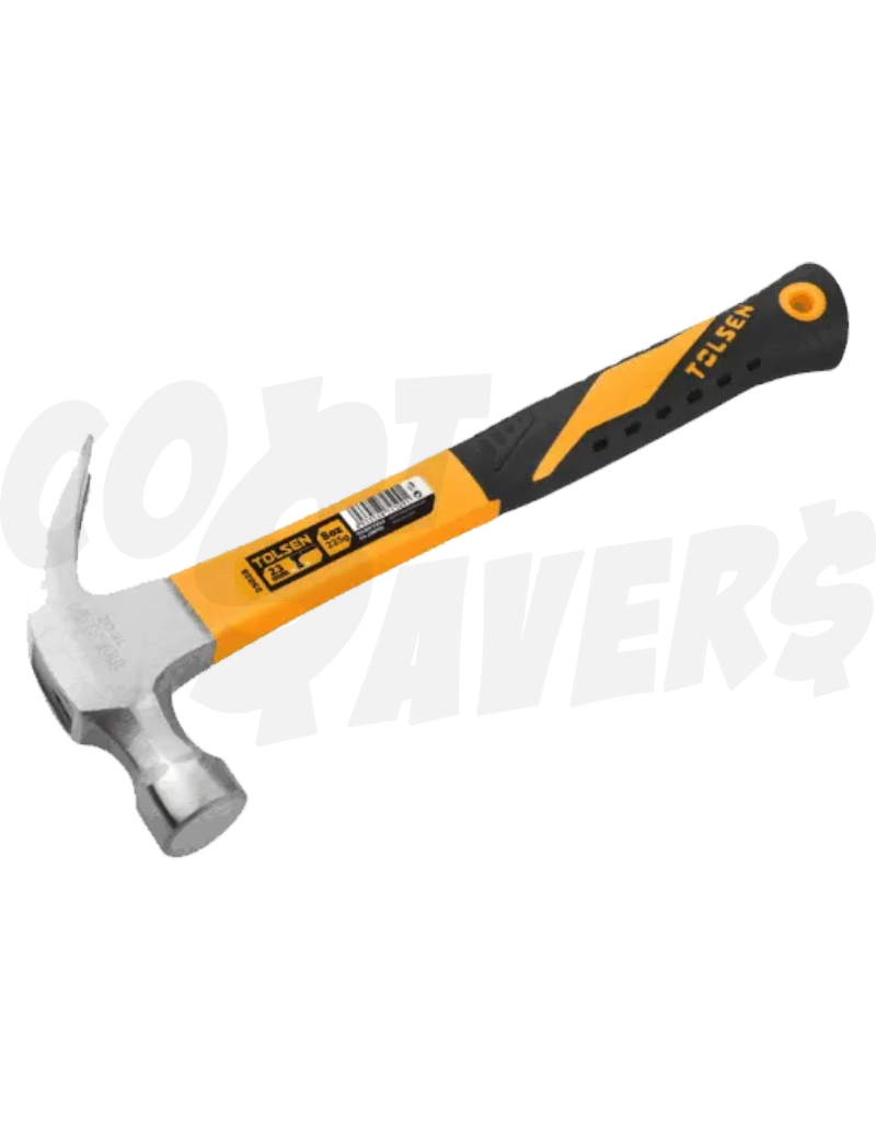 Tolsen 16oz Fiberglass Claw Hammer Cost Savers