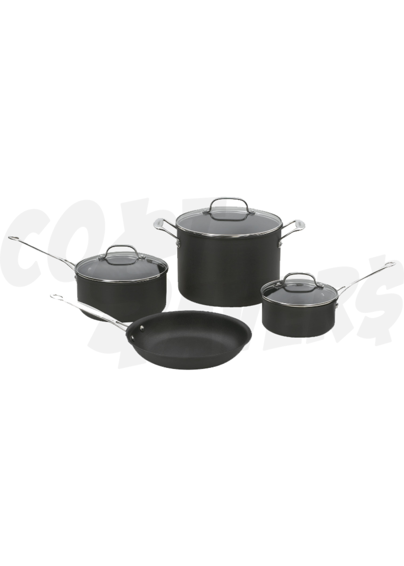 Cuisinart Cuisinart Chef Classic N/Stick 7pc Pot Set (Black)