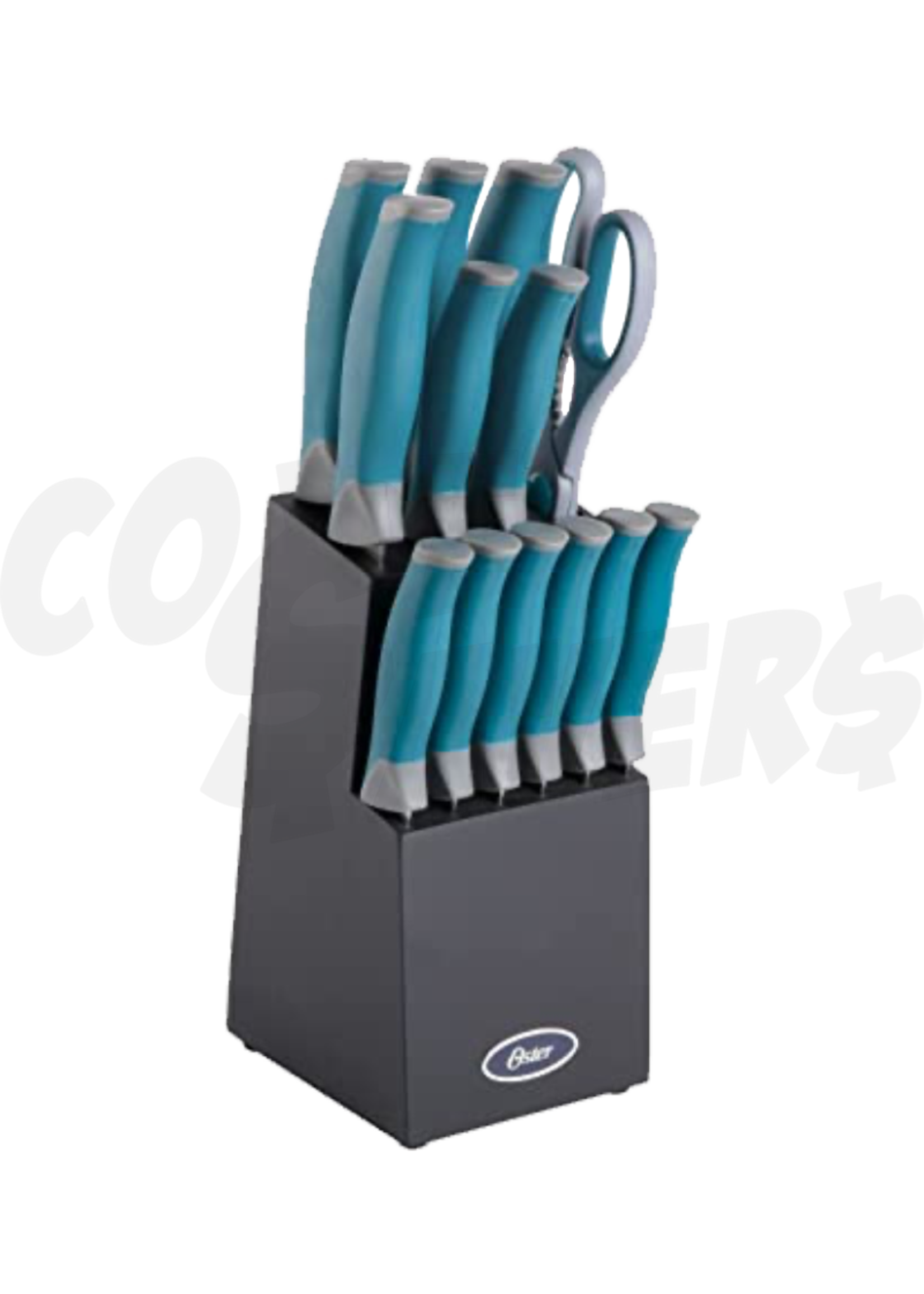 Oster Oster Lindbergh 14pc Cutlery Set Teal