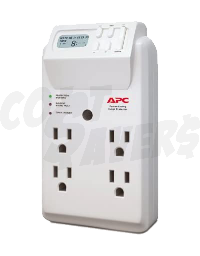 APC Timer On/Off w/ Surge Protector Cost Savers