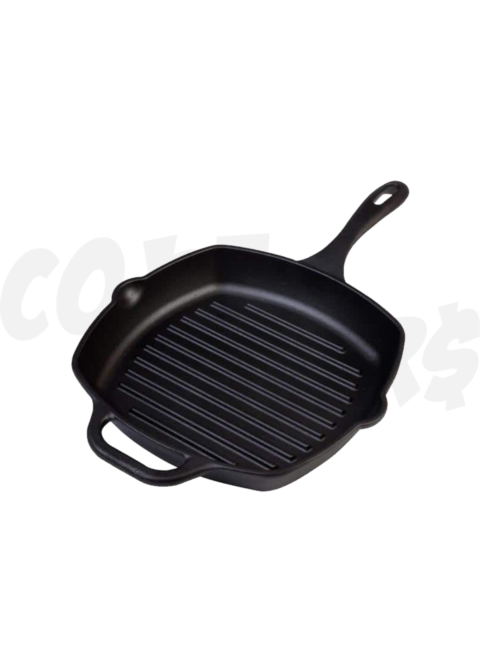 Victoria Cast Iron Square Grill Pan, 10 x 10 - Victoria