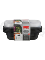 Rubbermaid Rubbermaid Take Alongs 4pc Meal Prep (Black)