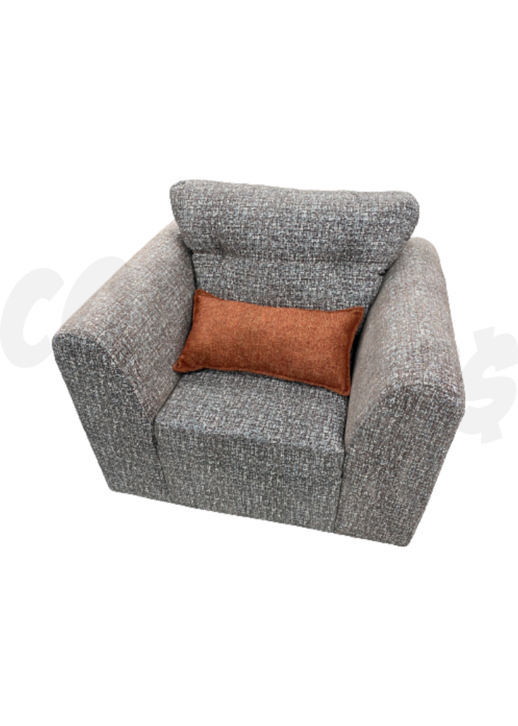 Zara L-Shaped Sectional w/ Single Chair