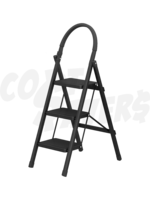 Family-Use 3 Step Ladder (Black)