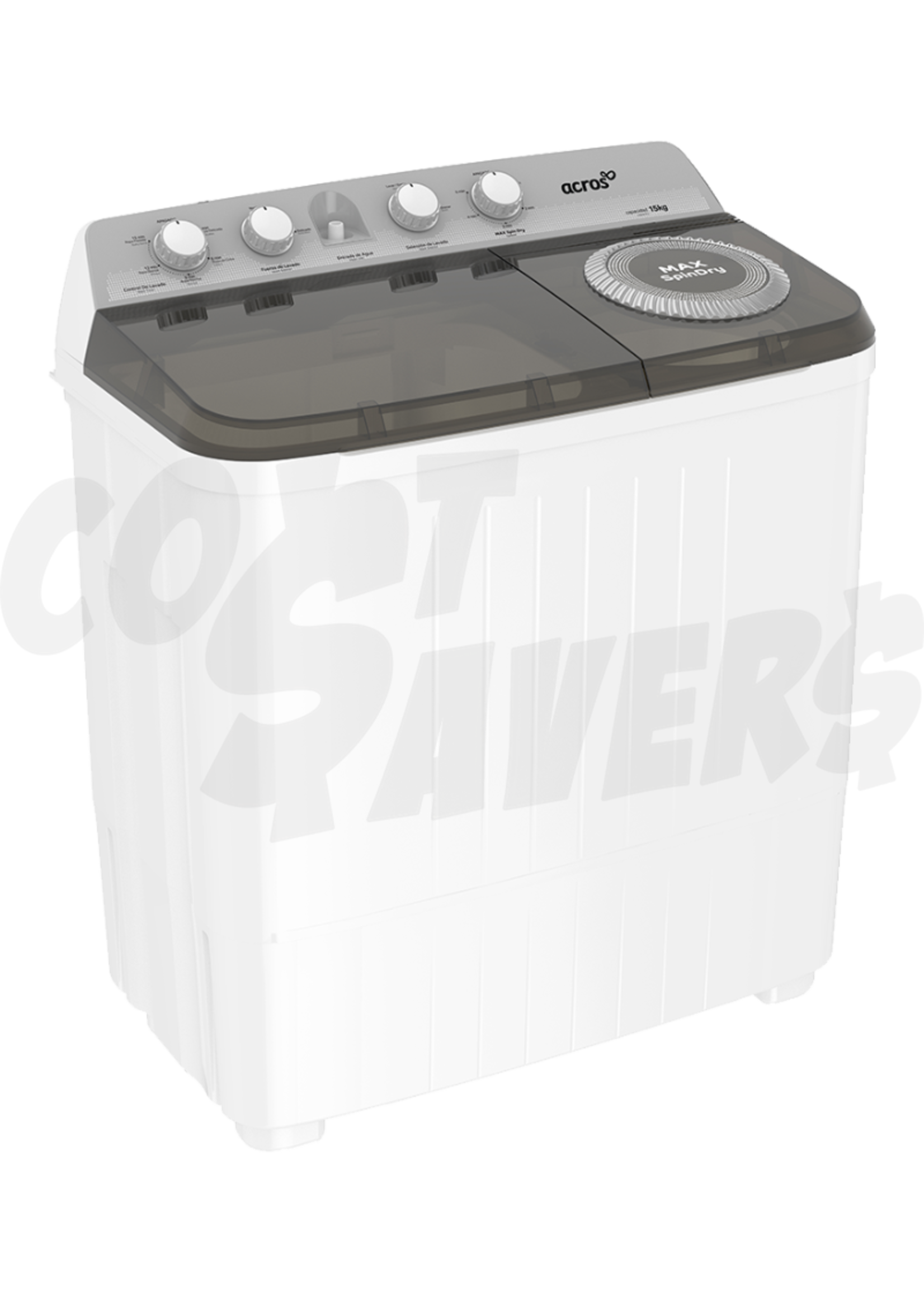 Acros Acros 15kg Twin Tub Washer