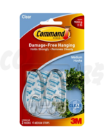3M 3M Damage Free Medium Command Clear Hooks